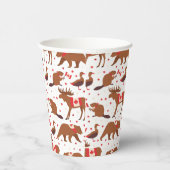 カナダの日カナダの動物 紙コップ (右)