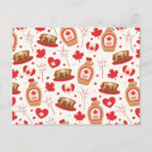 カナダの日パーティーはがき ポストカード (正面)