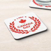 カナダの日リースコルクで支えられたコースター コースター (左側)