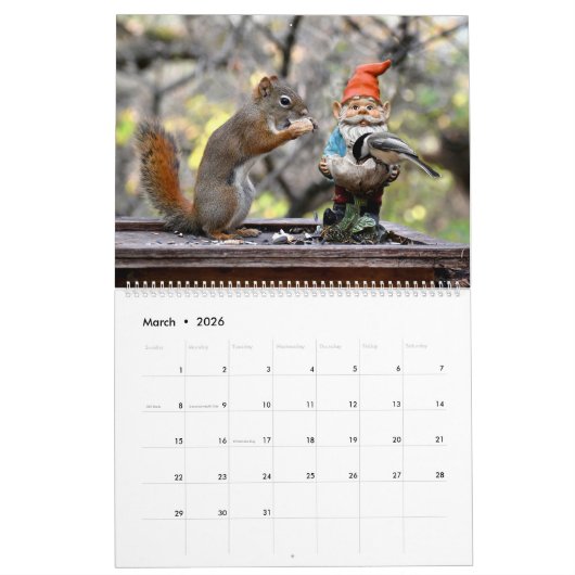 カナダの日付2024、大、ミスターBickles wall カレンダー (3月 2026)