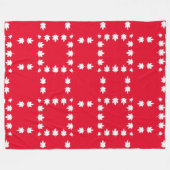 カナダの日毛布 フリースブランケット (正面(横))