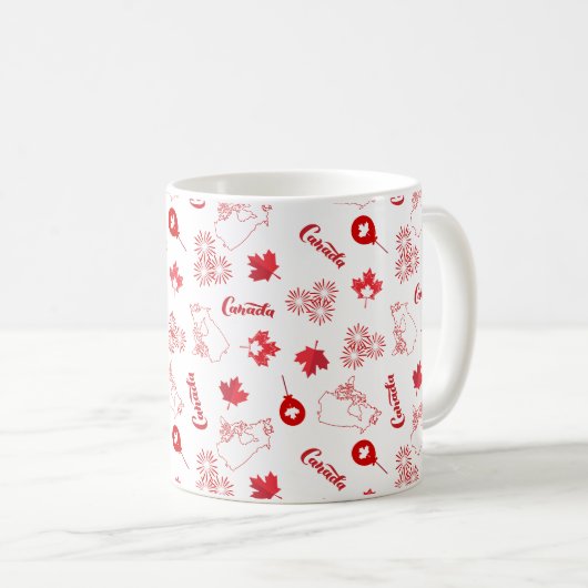 カナダの日 コーヒーマグカップ (正面右)