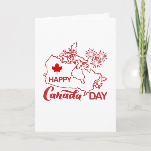 カナダの日 サンキューカード (正面)