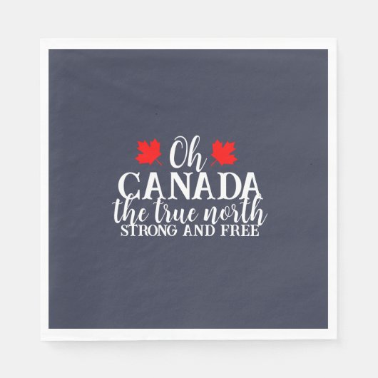 カナダの日 スタンダードランチョンナプキン (正面)