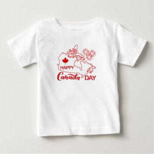 カナダの日 ベビーTシャツ