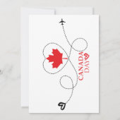 カナダの日 招待状 (裏面)