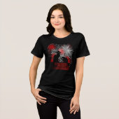 カナダの日 Chat Noir トライブレンドTシャツ (正面全面)