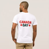カナダの日 Tシャツ (裏面フル)