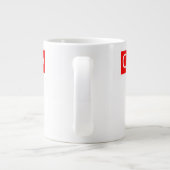 カナダの楓の葉 ジャンボコーヒーマグカップ (裏面)