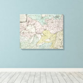 カナダの正確な地図， 1761 キャンバスプリント (インサイチュ (ウッドフロア))