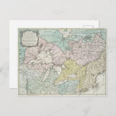 カナダの正確な地図， 1761 ポストカード (正面/裏面)