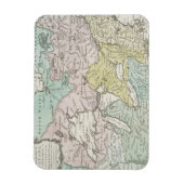 カナダの正確な地図， 1761 マグネット (縦)