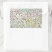 カナダの正確な地図, 1761 長方形シール (バッグ)