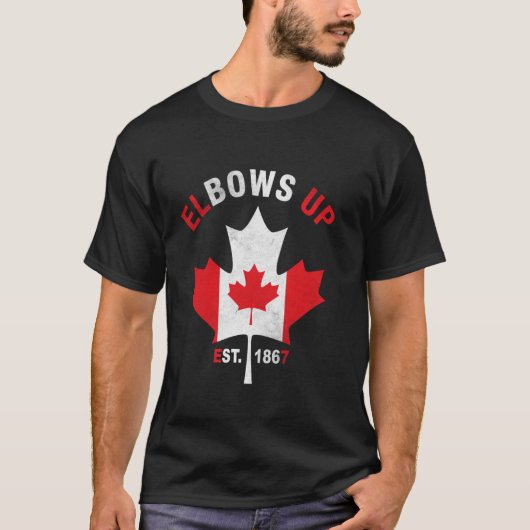 カナダの気分を上げよう 1867 カエデの葉 誇り高きカナディアン Tシャツ (正面)