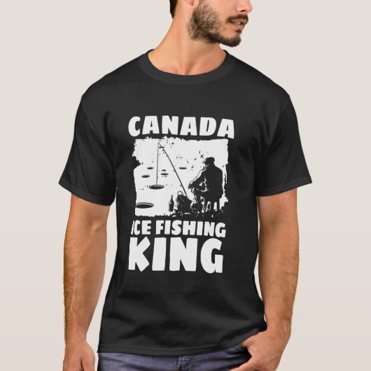 カナダの氷上釣り王 Tシャツ (正面)