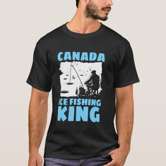 カナダの氷上釣り王 Tシャツ (正面)