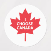 カナダの洋服ラベルを選ぶ ラベル (デザイン1)