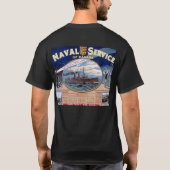 カナダの海軍サービス Tシャツ (裏面)