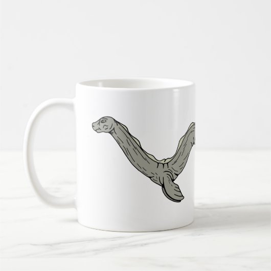 カナダの湖の怪物 コーヒーマグカップ (左)