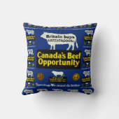 カナダの牛肉の販売機会 クッション (裏面)