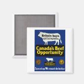 カナダの牛肉の販売機会 マグネット (正面/裏面)