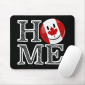 カナダの甘い家の微笑のカナダの旗 マウスパッド (マウス)