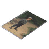 カナダの画家ポール・ピール(Paul Peel、1860-1892)の作品『カエルを持つ少年』 ノートブック (左側)