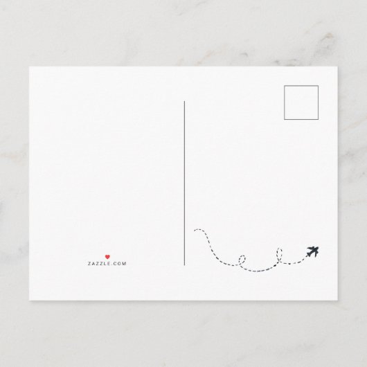 カナダの目的地の結婚式の日付を保存 案内ポストカード (裏面)