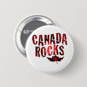 カナダの石 缶バッジ (正面&裏面)