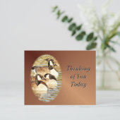 カナダの空白のはがきカスタマイズ-  ポストカード (スタンド正面)