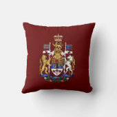 カナダの紋章付き外衣 クッション (裏面)