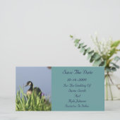 カナダの絵を描ガチョウの結婚式は日付を保存 セーブザデート (スタンド正面)