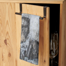 カナダの自然、アサバスカ秋滝 キッチンタオル