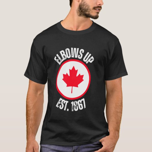 カナダの自由なプライドを掲げよう Tシャツ (正面)