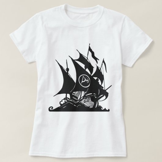 カナダの船の海賊パーティー Tシャツ (デザイン正面)