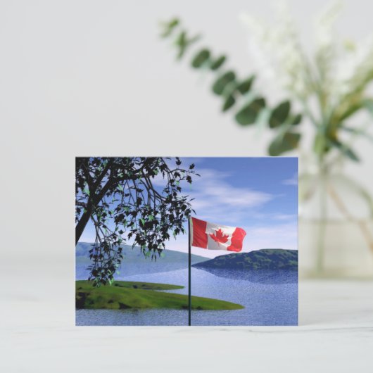 カナダの色 ポストカード (スタンド正面)