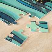 カナダの芸術のパズルのパーソナライズな冬の景色 ジグソーパズル (側面)