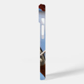 カナダの茶色のボヘミアンのワックスウィング鳥の写真 Case-Mate iPhoneケース (裏面 / 左)