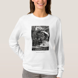 カナダの荒野を探検するChamplain Tシャツ
