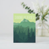 カナダの荒野 ポストカード (スタンド正面)