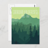 カナダの荒野 ポストカード (正面/裏面)