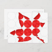 カナダの葉 ポストカード (正面/裏面)