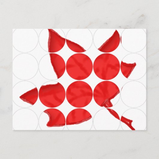 カナダの葉 ポストカード (正面)