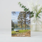 カナダの西ケローナのシャノン湖のはがき。 ポストカード (スタンド正面)