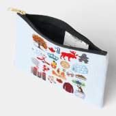 カナダの記号 アクセサリーポーチ (見開き)