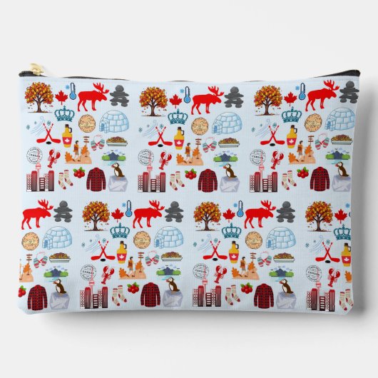 カナダの記号 アクセサリーポーチ (正面)