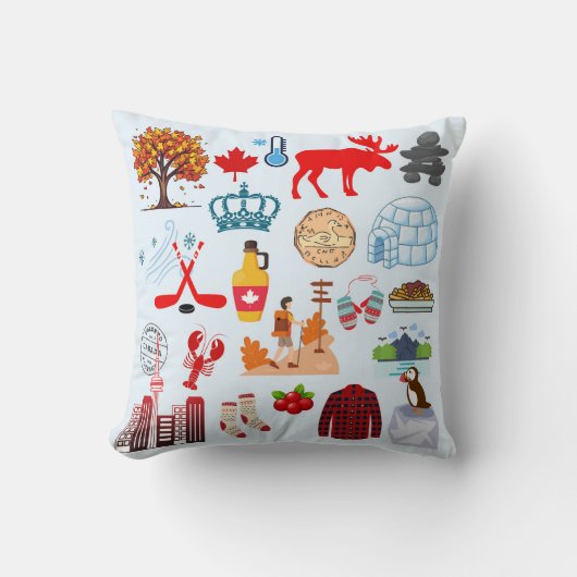 カナダの記号 クッション (正面)