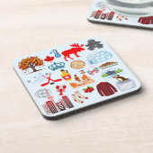 カナダの記号 コースター (左側)