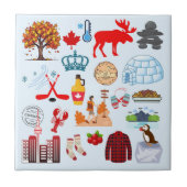 カナダの記号 タイル (正面)