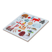 カナダの記号 タイル (側面)